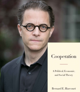 Man in glasses with book cover